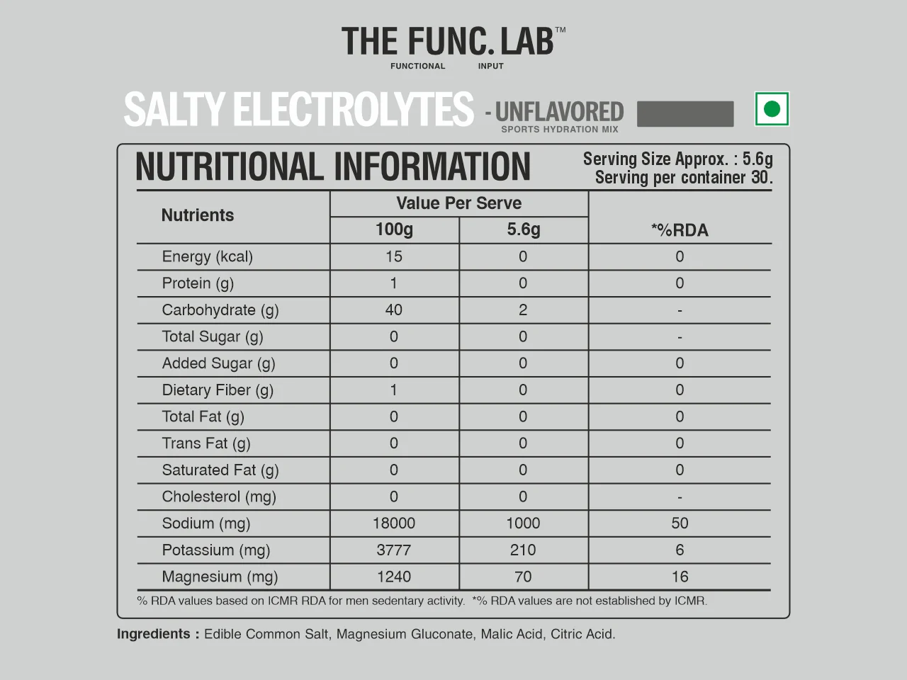 Salty Electrolytes – Unflavored - Image 6