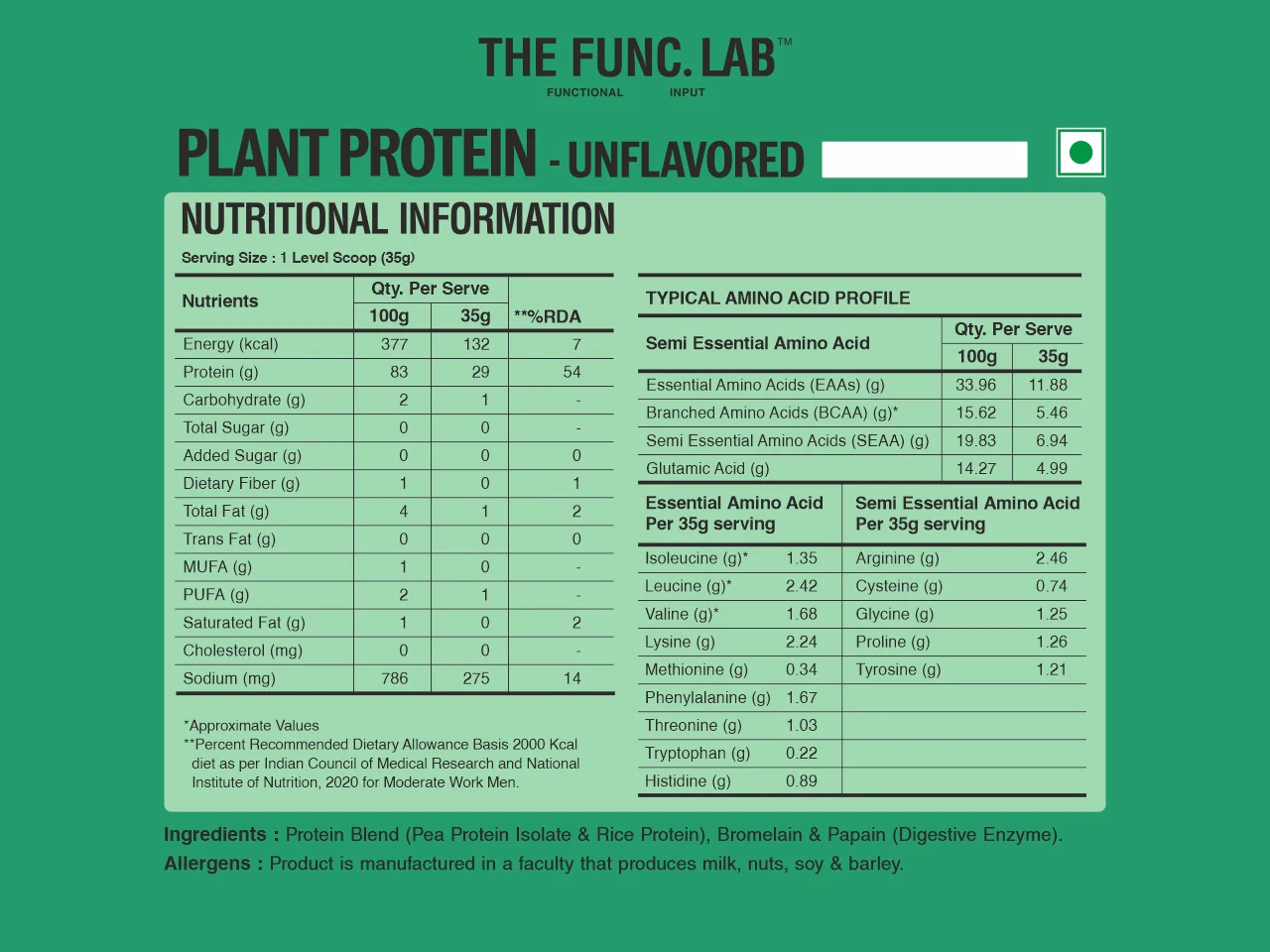 Plant Protein – Unflavored - Image 9