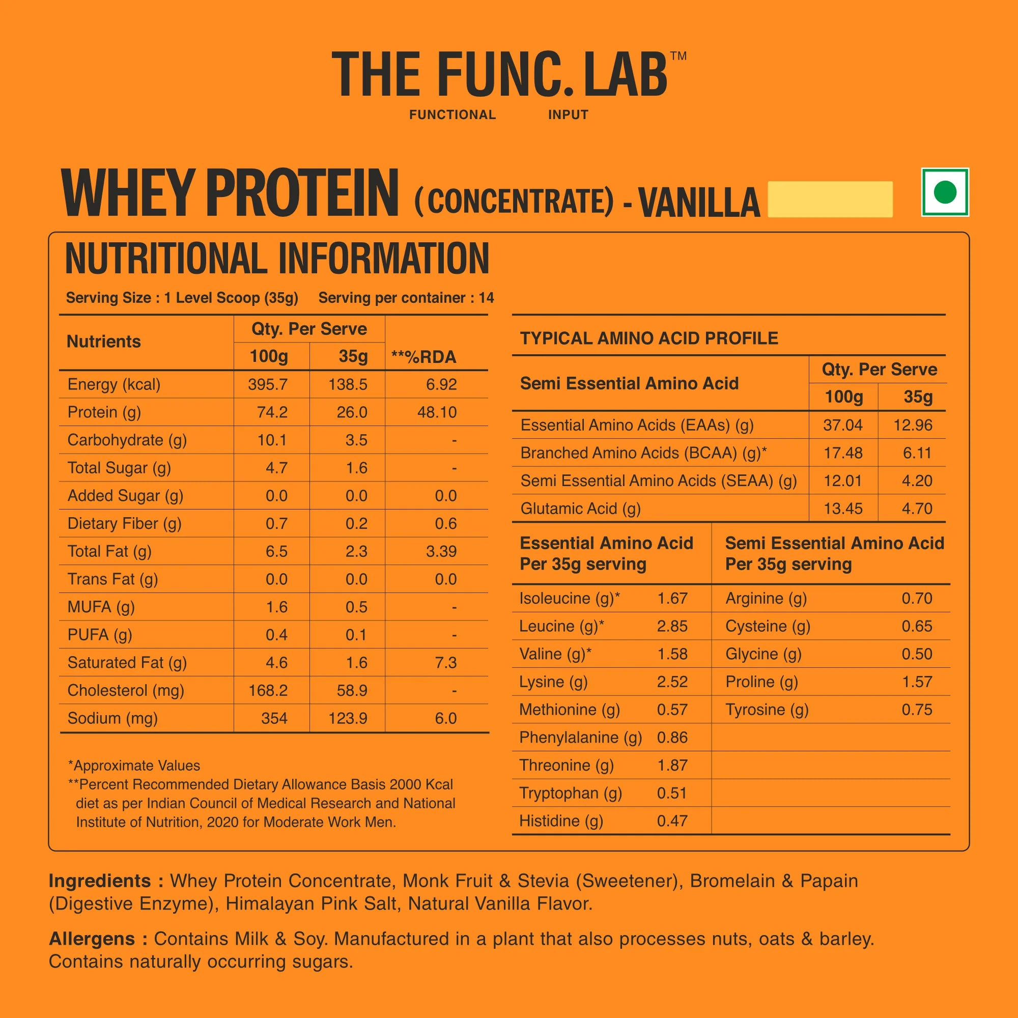 Whey Protein Concentrate – Vanilla - Image 4