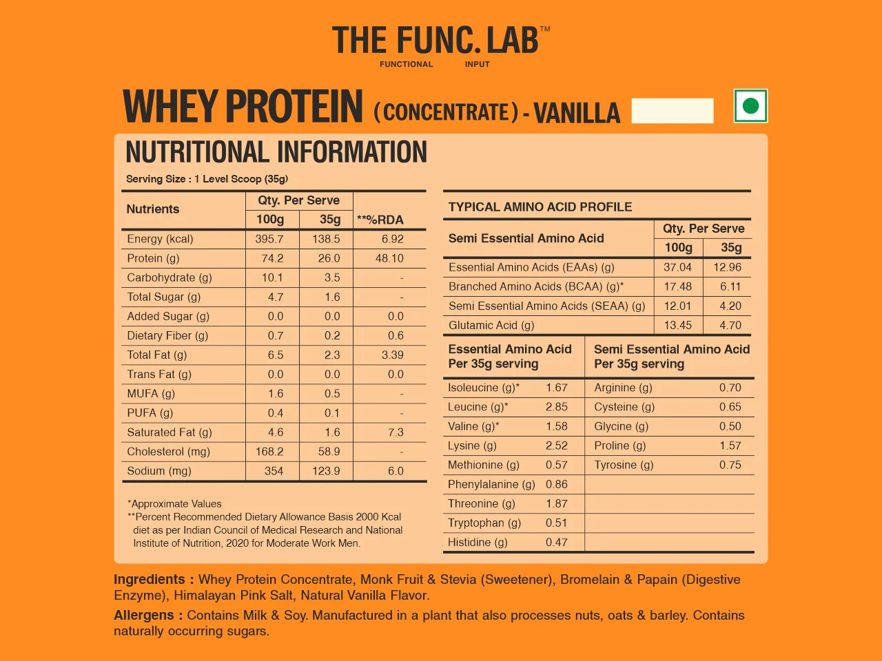Whey Protein Concentrate – Vanilla - Image 7