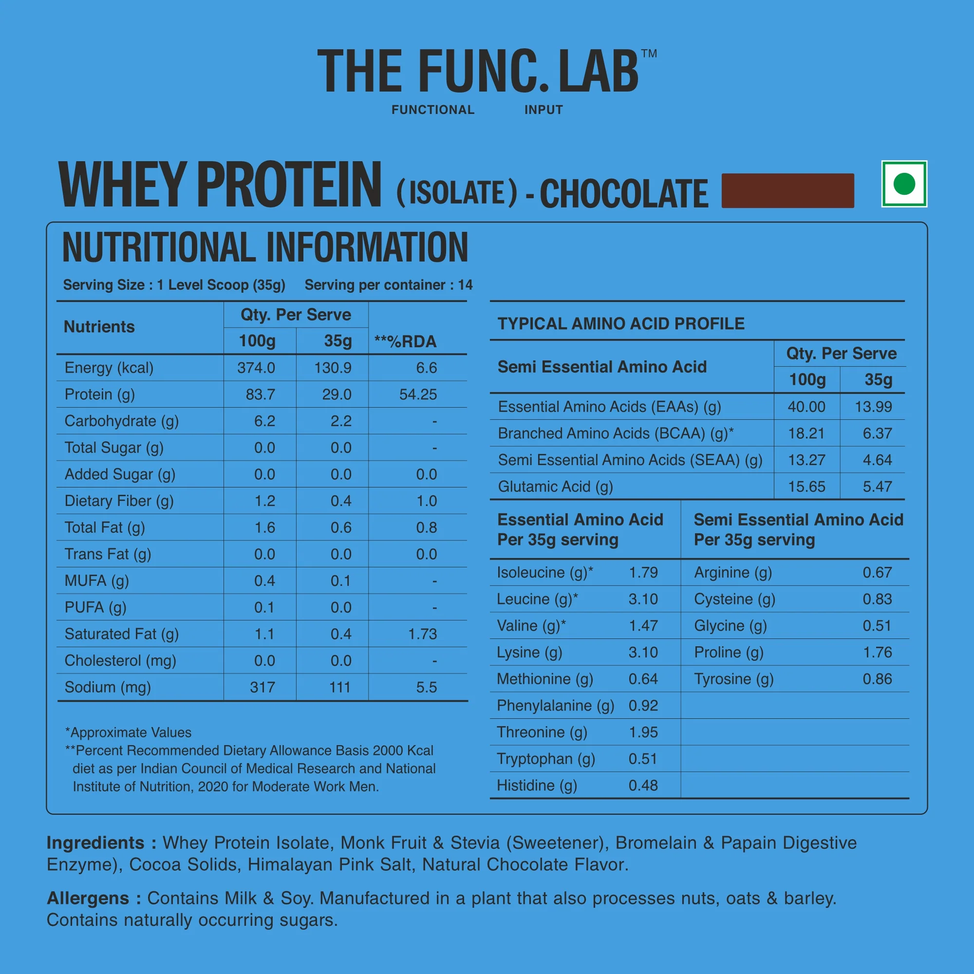 Whey Protein Isolate - Chocolate - Image 4