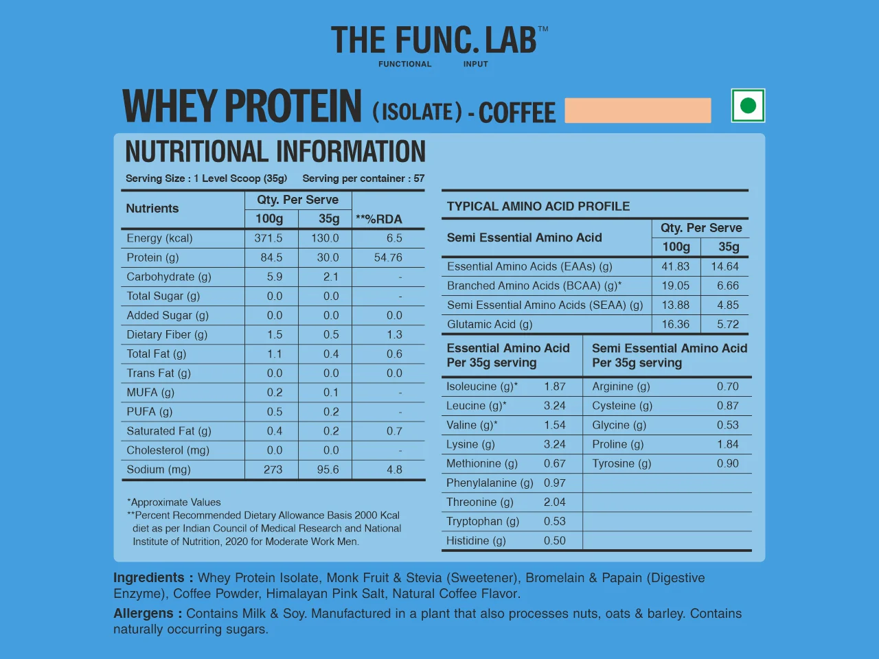 Whey Protein Isolate - Coffee - Image 11