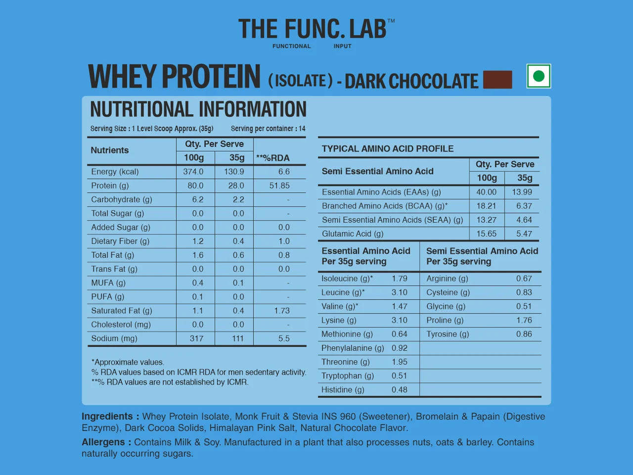 Whey Protein Isolate – Dark Chocolate - Image 4