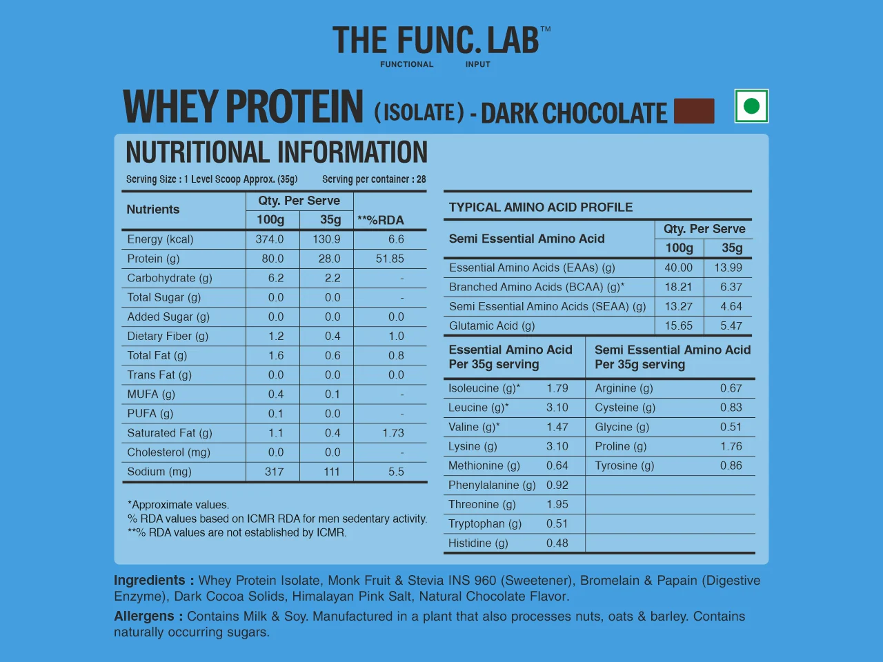 Whey Protein Isolate – Dark Chocolate - Image 7
