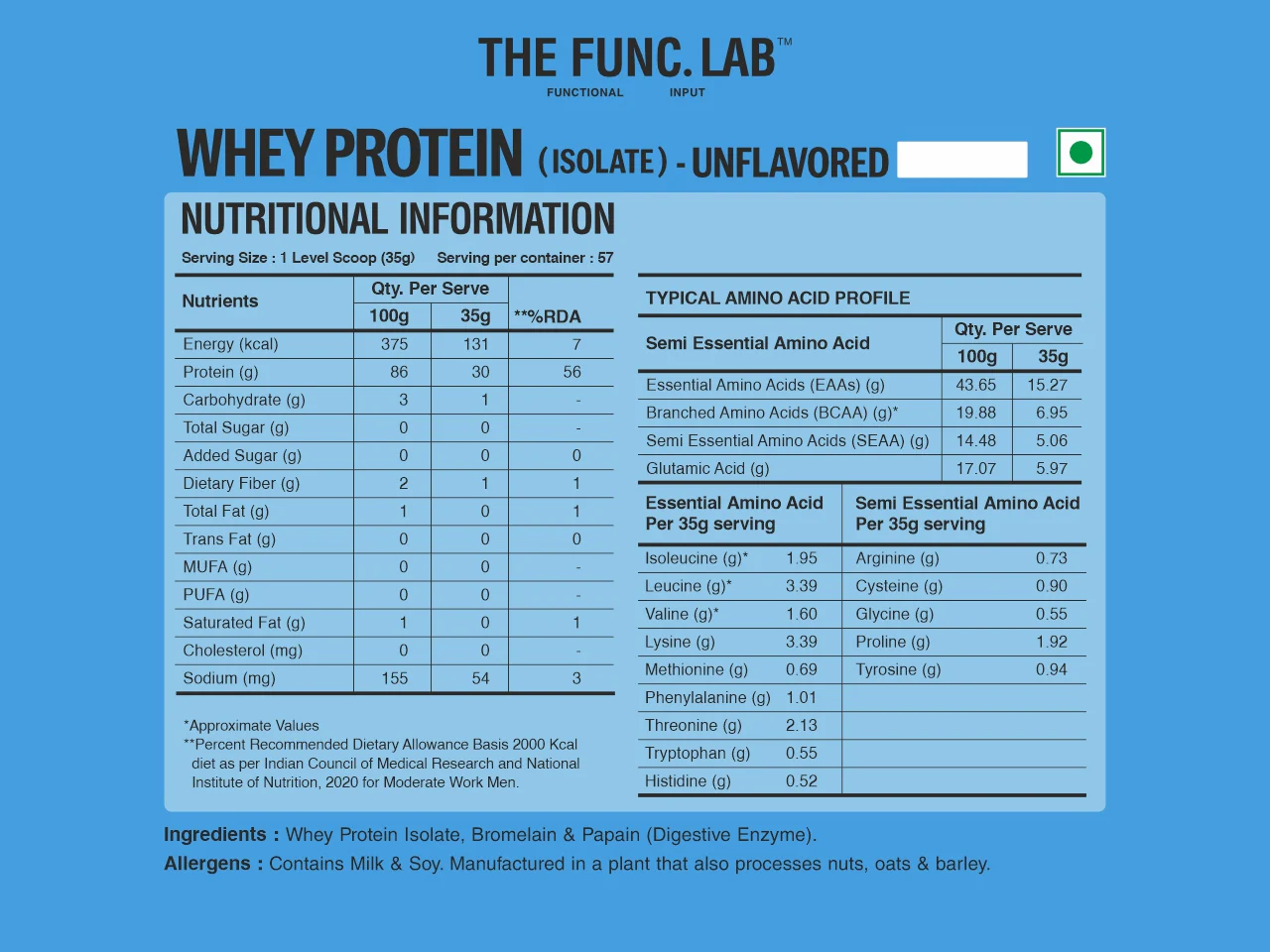 Whey Protein Isolate - Unflavored - Image 11