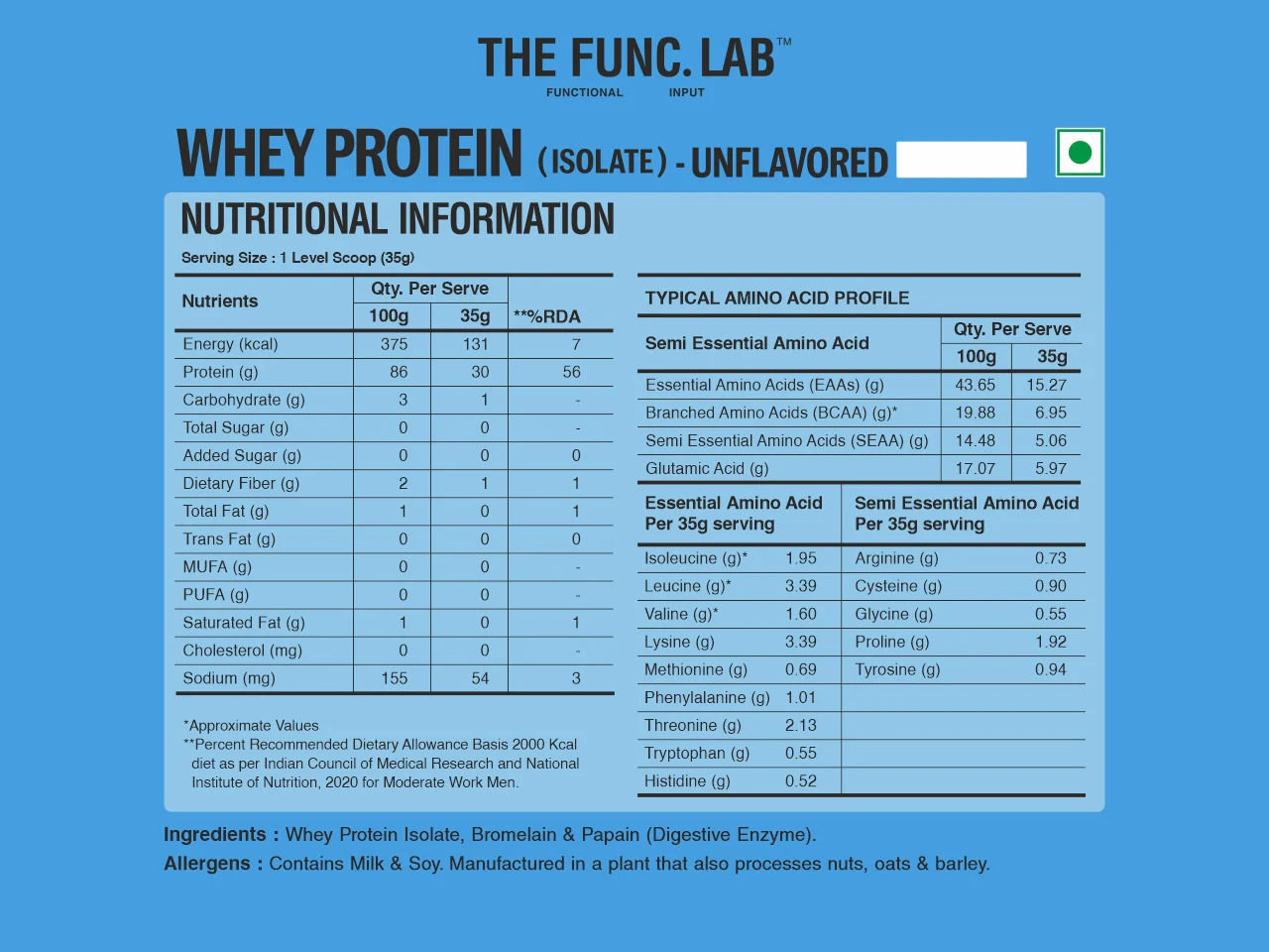 Whey Protein Isolate - Unflavored - Image 7