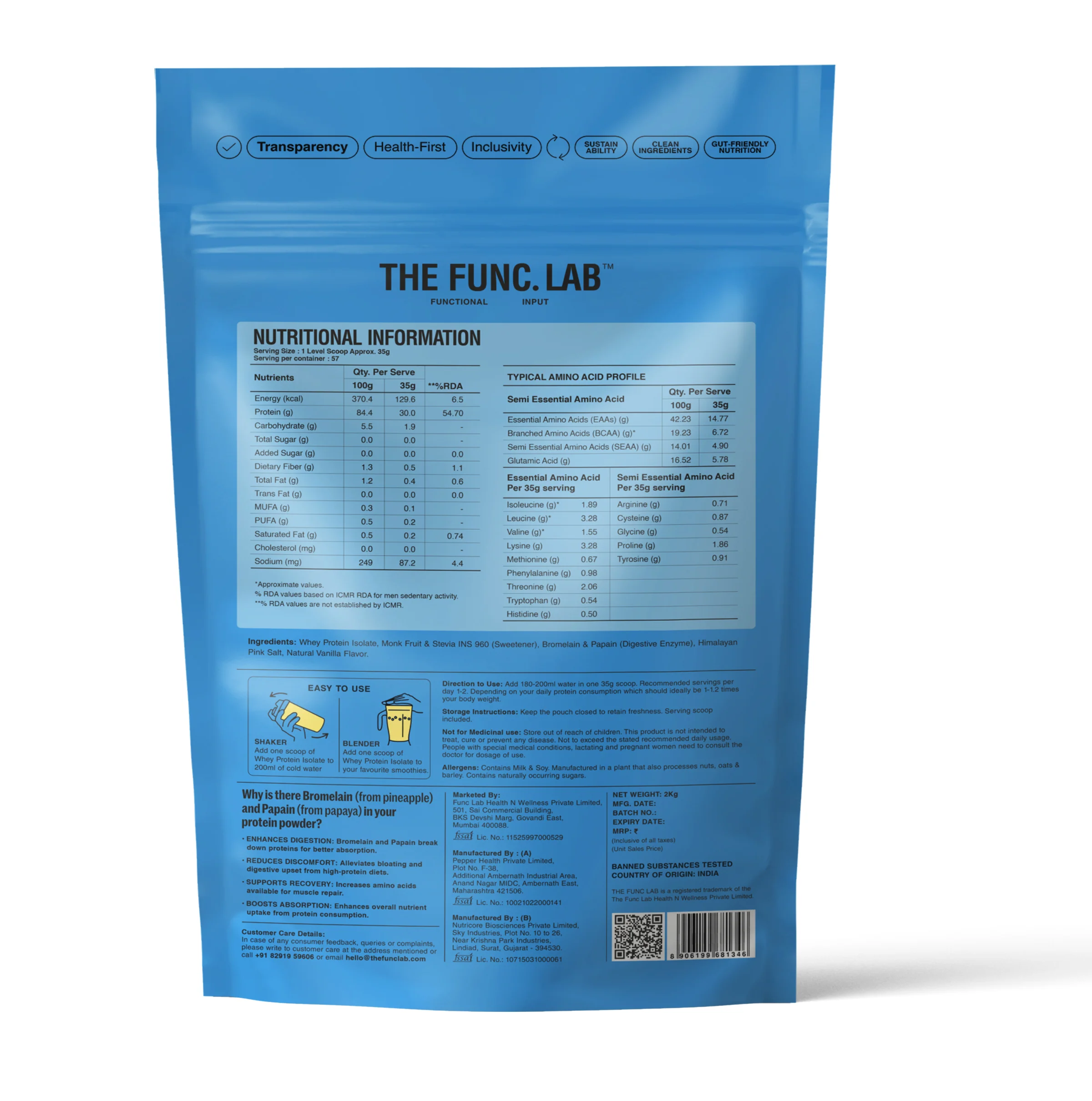 Whey Protein Isolate - Vanilla - Image 10