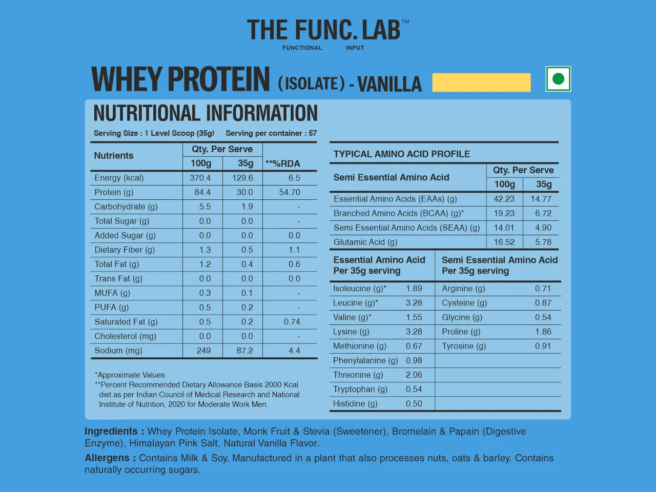 Whey Protein Isolate - Vanilla - Image 11